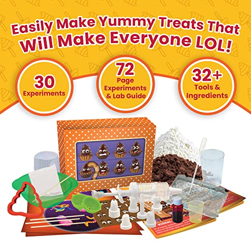 Playz Edible Poo Chocolate & Candy Making Science Kit for Kids Ages 8