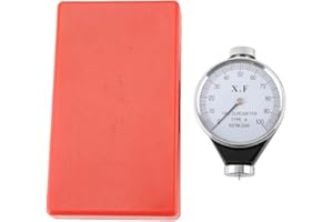 WALFRONT Hardness Tester Meter, Type A Rubber Tire Durometer Hardness Tester Meter 0-100 Degrees for General Rubber, Poly Fat (Type A)