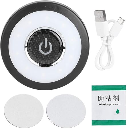 Amazon Co Jp Elerose 車の天井灯 Abs Ledライト自動車インテリア天井ドームランプ照明車のルーフランプ車のトランク寝室のワードローブ 車 バイク