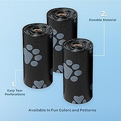 Best Pet Supplies Dog Poop Bags (360 Bags) for