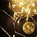 Excelvan Safe Low Voltage 8 Modes 250 LEDs 50m/164ft Dimmable Fairy String Lights for Bedroom Patio Garden Gate Yard Party Wedding Christmas Decoration, Warm White