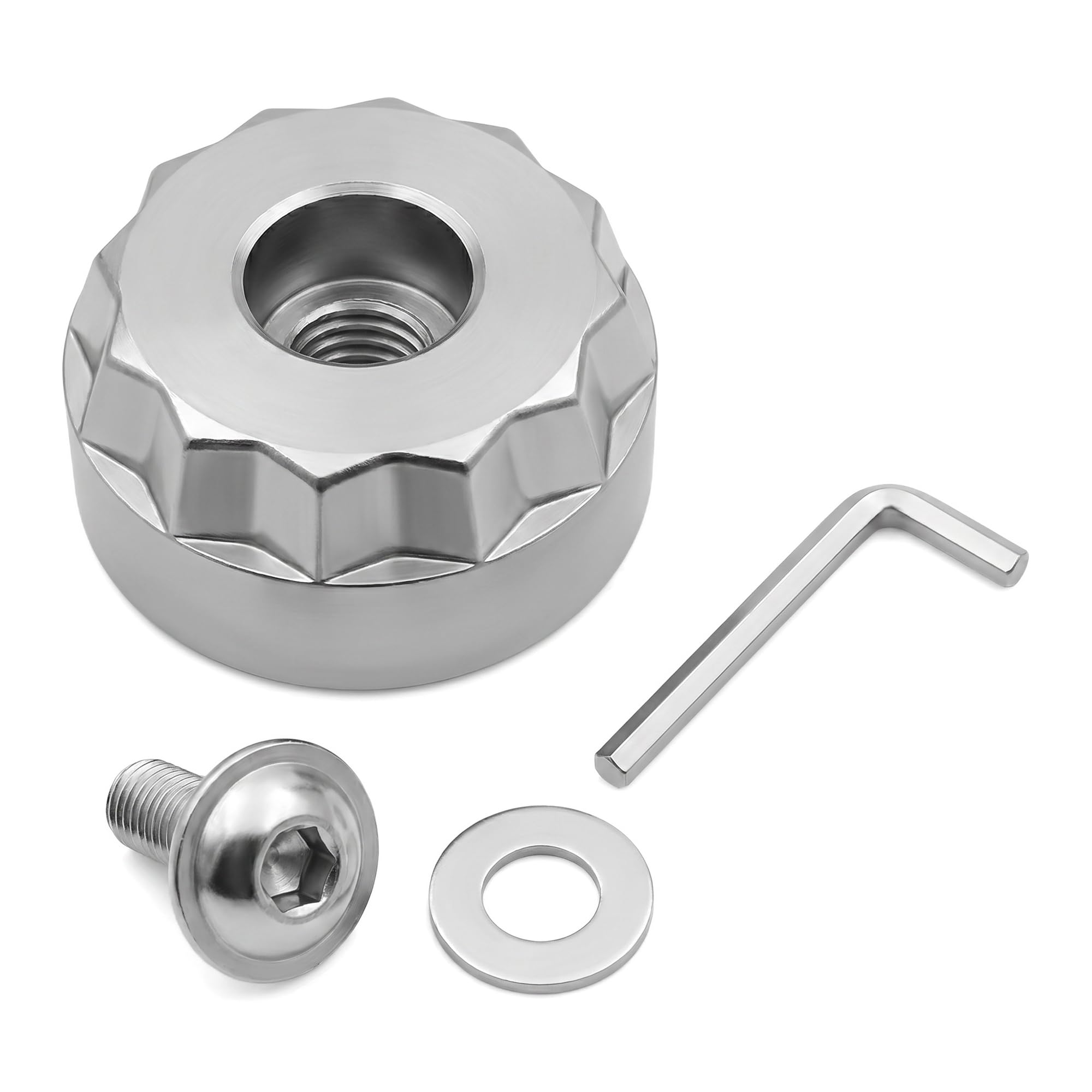 Adaptador de interfaz compatible con herramientas Star-Lock, con 1 tornillo y 1 llave Allen (juego 1)