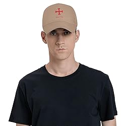 Deus Vult Crusader Knight Templar Cross Cap Unisex