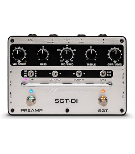 Bass Preamp EQ Circuit - Active Passive Equalizer For Electric Guitar And Bass