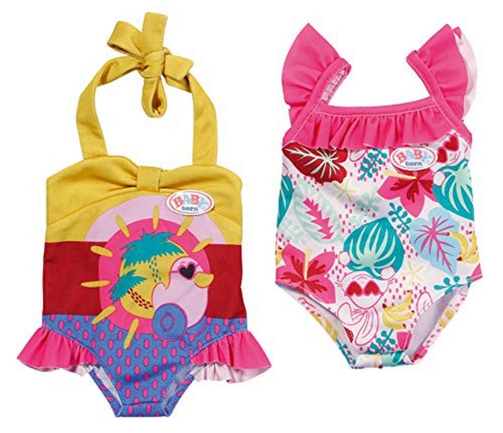 BABY born Holiday Swimsuits 43cm - For Toddlers 2 Years & Up - Easy for Small Hands - Includes 1 Swimsuit from the Assortment