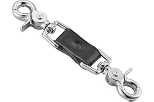 Perfect Fit Shield Wallets Short Anti Sway Strap for Firefighter Radio Strap Black Leather, Shorter Firefighter Radio Strap