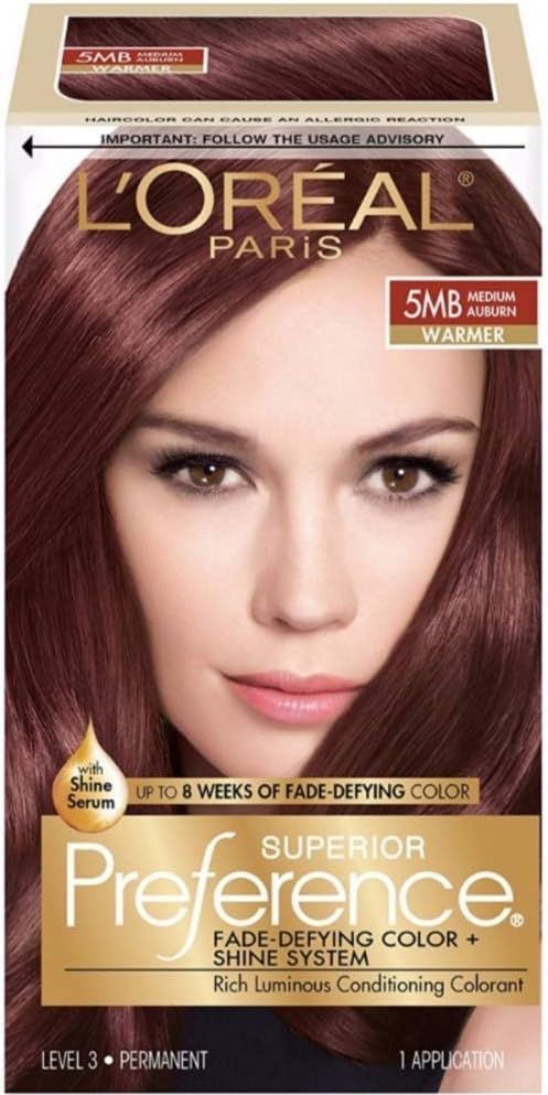 Amazon Com L Oreal Superior Preference 5mb Medium Auburn