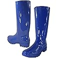 Women Rain Boots Stylish Waterproof Rubber Boots for Ladies