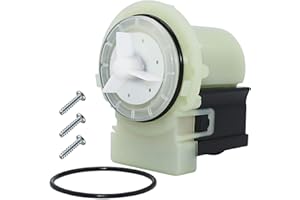 AMI PARTS 280187 8181684 Washer Drain Pump Motor Askoll m75 Fit for Whirlpool Duet May.tag Ken.more Washing Machines Replaces 285998,8182819,8182821,AP3953640