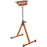 BORA PM-5093 Roller Stand for Table Saw - Adjustable Ball Bearing Support | Stable A-frame support - adjustable height roller stand for woodworking - table saw outfeed extension