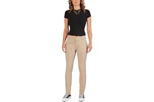 FIVESTAR GENERAL Women's Everyday Skinny Pant, Mid-Rise, Sits Below Waist, Button Closure with Zip Fly