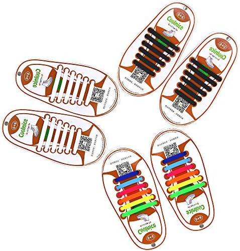 Elastic shoe laces from, Lazy No Tie Shoelaces for Kids and Adult, Sports Shoelaces for Running and Training, Easy Washing Silicone Shoe Laces With Multiple Colour