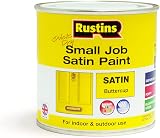 Rustins Small Job Satin Paint Buttercup 250ml