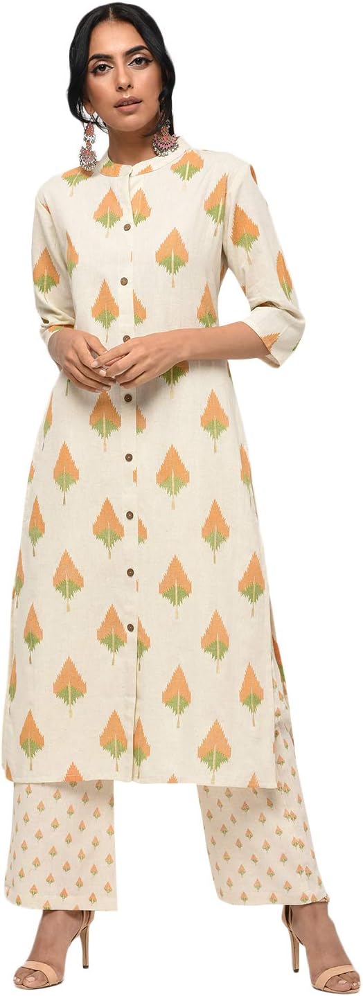 RAJMANDIRFABRICS Women's Cotton Straight Kurta with Pant Set