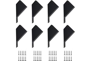 XIHUWZ 8 Pcs Pergola Brackets, 45-Degree Angle Bracket. Specially for Reinforcing Pergolas and Gazebos. Fits 2" x 4" Lumber. with Drainage Holes Pergola Bracket Kit . Build a Stable Pergola Easily
