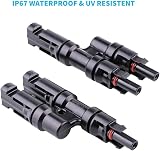 Renogy Solar Panel Mounting Kit 200W Z Brackets Two Sets 8 Pcs 8ft 8AWG Tray view 7
