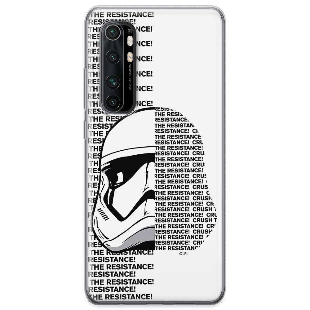 ERT GROUP mobile phone case for Xiaomi MI NOTE 10 Lite original and officially Licensed Star Wars pattern Stormtrooper 012 optimally adapted to the shape of the mobile phone, case made of TPU
