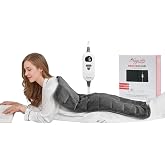 Weighted Heating Pad XL 17" x 33" for Back Pain, FSA Eligible HSA | UL Listed design 6 heat settings from 104&deg;F to 144&deg;F provide customizable warmth for daily comfort