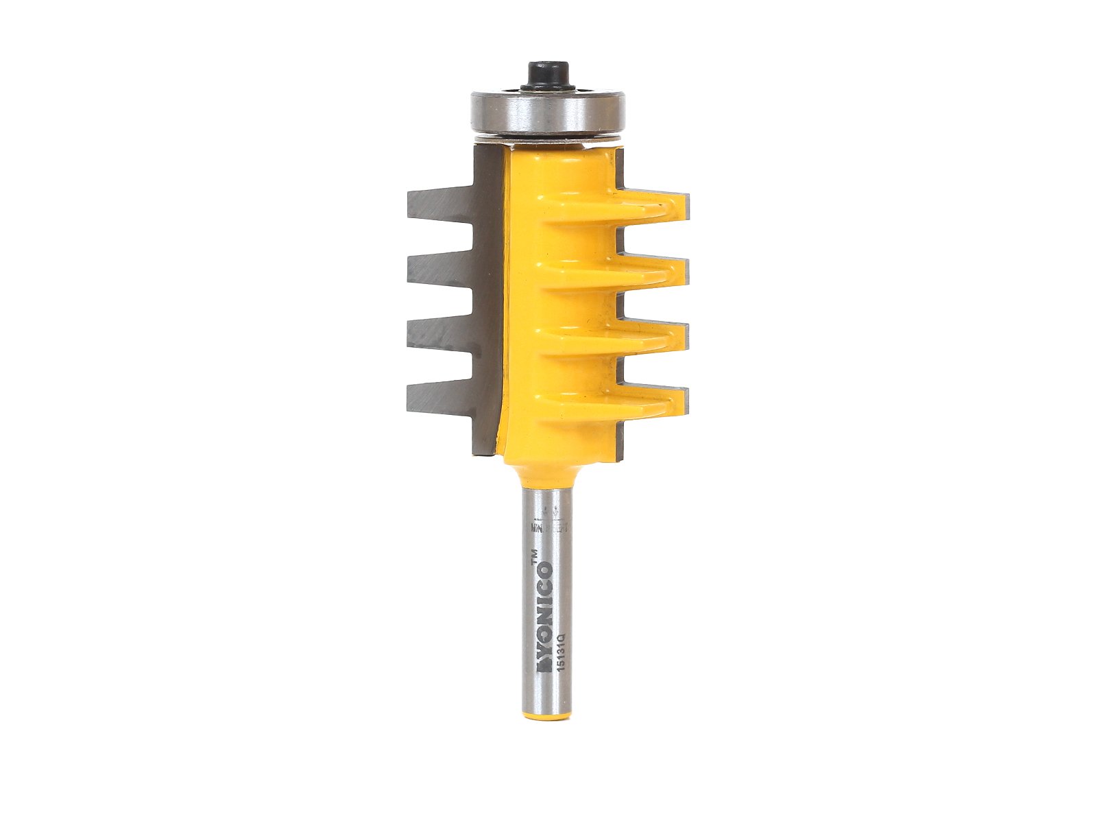 Yonico 15131q - Finger Joint Router Bit, Stock Size: Up to 1-1/4" - 1/4" Shank