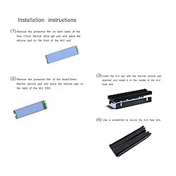 M.2 Heatsink SSD Cooler for PS5 PCIE NVME or SATA