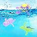 Emorefun Joe 3 pcs Baby Bath Toy Plastic Wind-up Swimming Shower Toy Clockwork, Hippo Turtle Crocodile Sets for Kids, Random Color