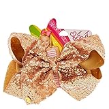 Claire's Girl's JoJo Siwa Large Gold Sequin Signature Bow