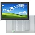 TouchWo 15.6 inch Capacitive Multi-Touchscreen Industrial Embedded Win-10 PC Monitor, IP65 Screen with 10 Points Touch Display, i3+RAM 4G+128G SSD, Integrated Phoenix2pin, HD-MI-Out & USB Ports