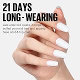 TOMICCA White Gel Nail Polish 8ml Soak Off UV LED Varnish Nail Art view 2