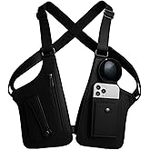 Premium Leather Shoulder Bag, Adjustable Anti Pickpockets Accessories, Armor Hidden Underarm Strap Wallet, Unisex