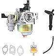 Carburetor Carb Parts For 196cc 18" Powermate PRTT196E Tiller - Foto 9