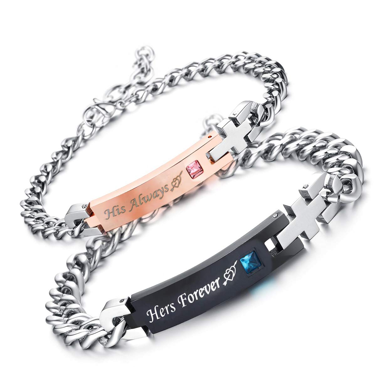 Phoenix Angela Adjustable Personalized His and Hers