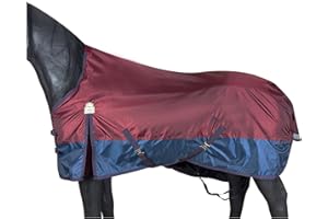 BARN & STABLE 420D Breathable&Waterproof Horse Sheet Summer Sheet for Horse with Removable Web Leg Straps