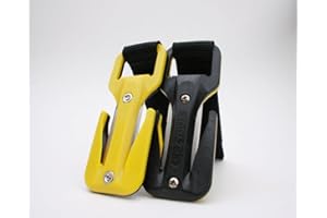 EEZYCUT Trilobite Webbing and Line Knife- WRIST Watch/Computer Mounted - Yellow/black Trilobite w/black loop