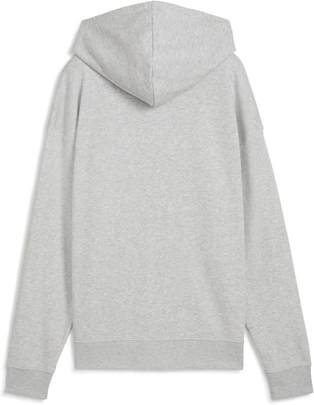 ESS Small No. 1 Logo Comfort Full-Zip Hoodie TR, Sweat à Capuche Fille, Light Gray Heather, M — photo 5 sur 8