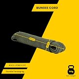 BROTREE Bungee Cord 4mm x 10m White & Black Heavy Duty Shock Rope view 2
