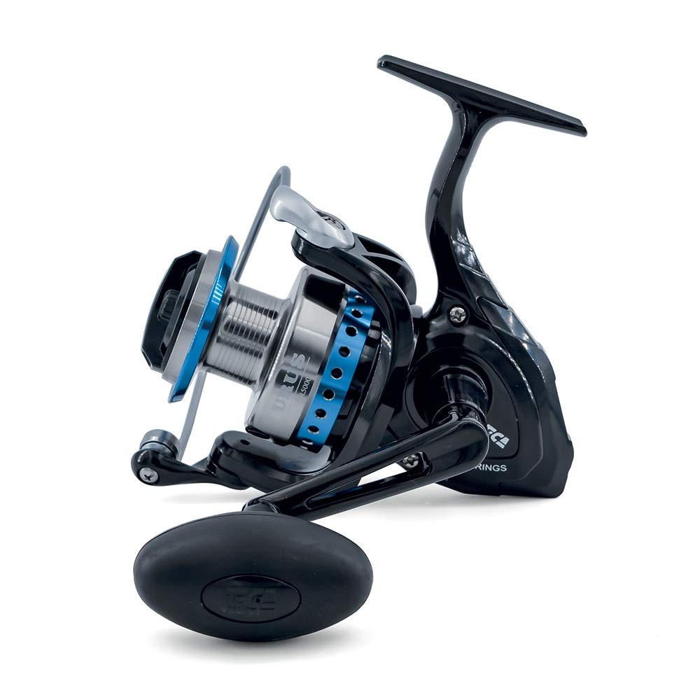 TiCA Urus Fishing Reel, Blue, Black, 5.2