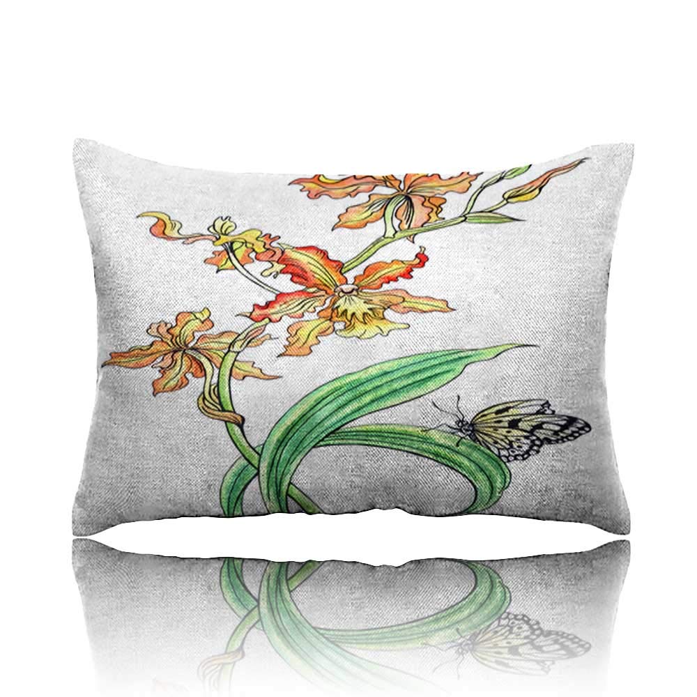 Amazon Com Body Pillow Cambria Orchid And Butterfly Boppy Pillow