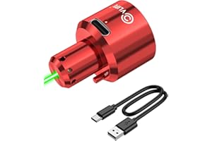 CVLIFE Rechargeable Green/Red Laser Bore Sight Magnetic Bore Sight Laser for Multiple Calibers Professional Boresighter with Magnetic Connection