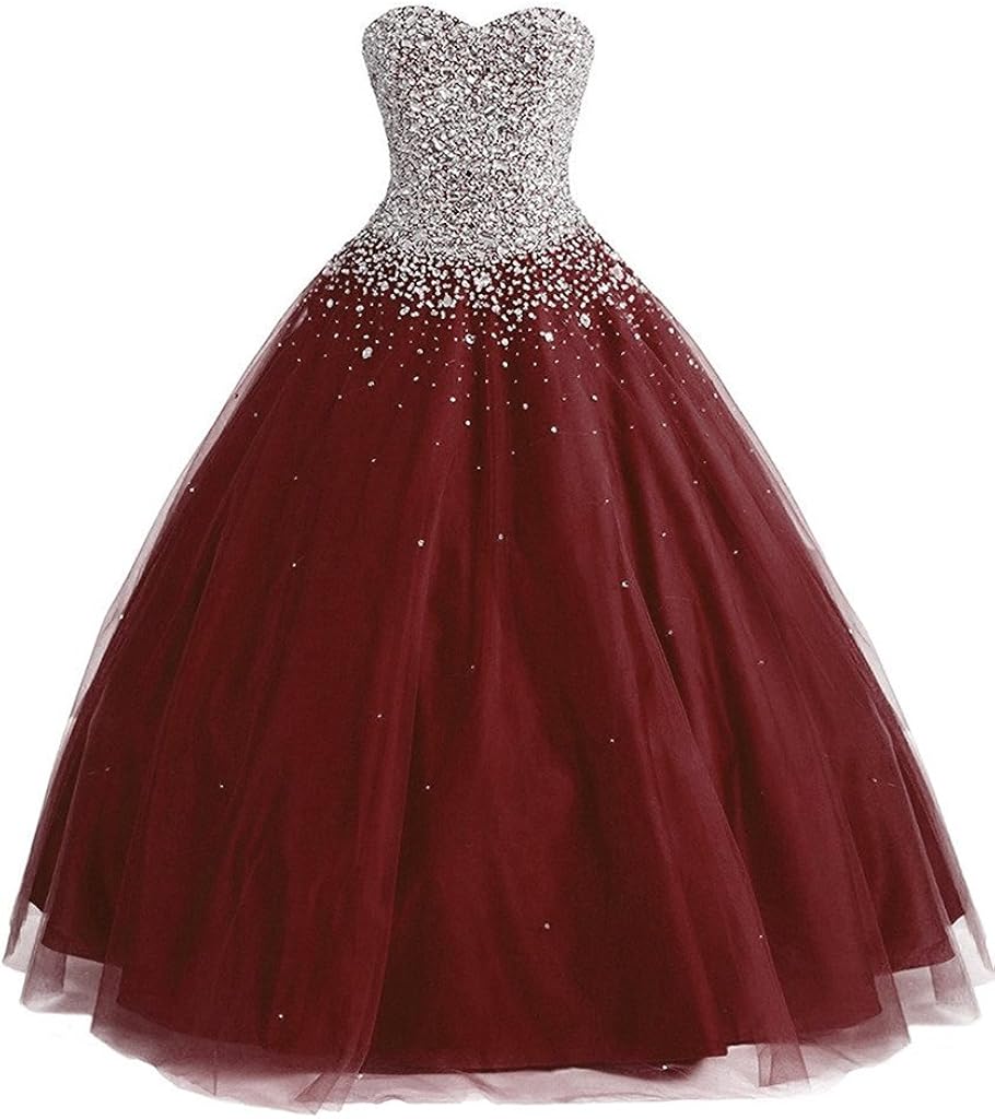 burgundy quinceanera dresses