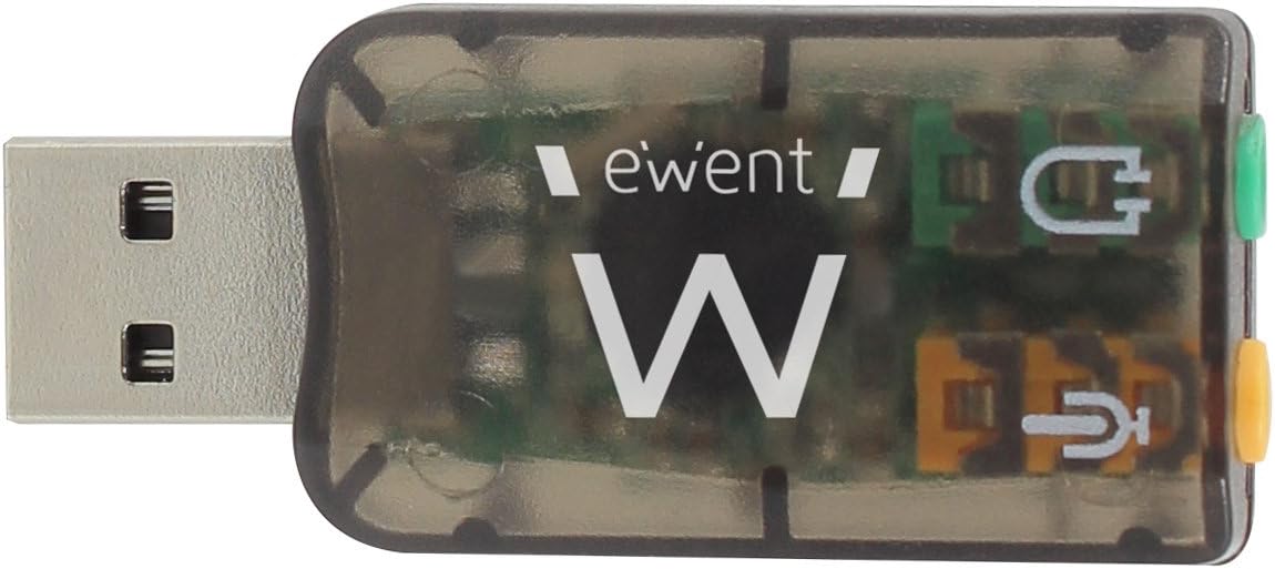 Ewent Virtual 3D USB 5.1 Sound Card, EW3751, Black - Image 4