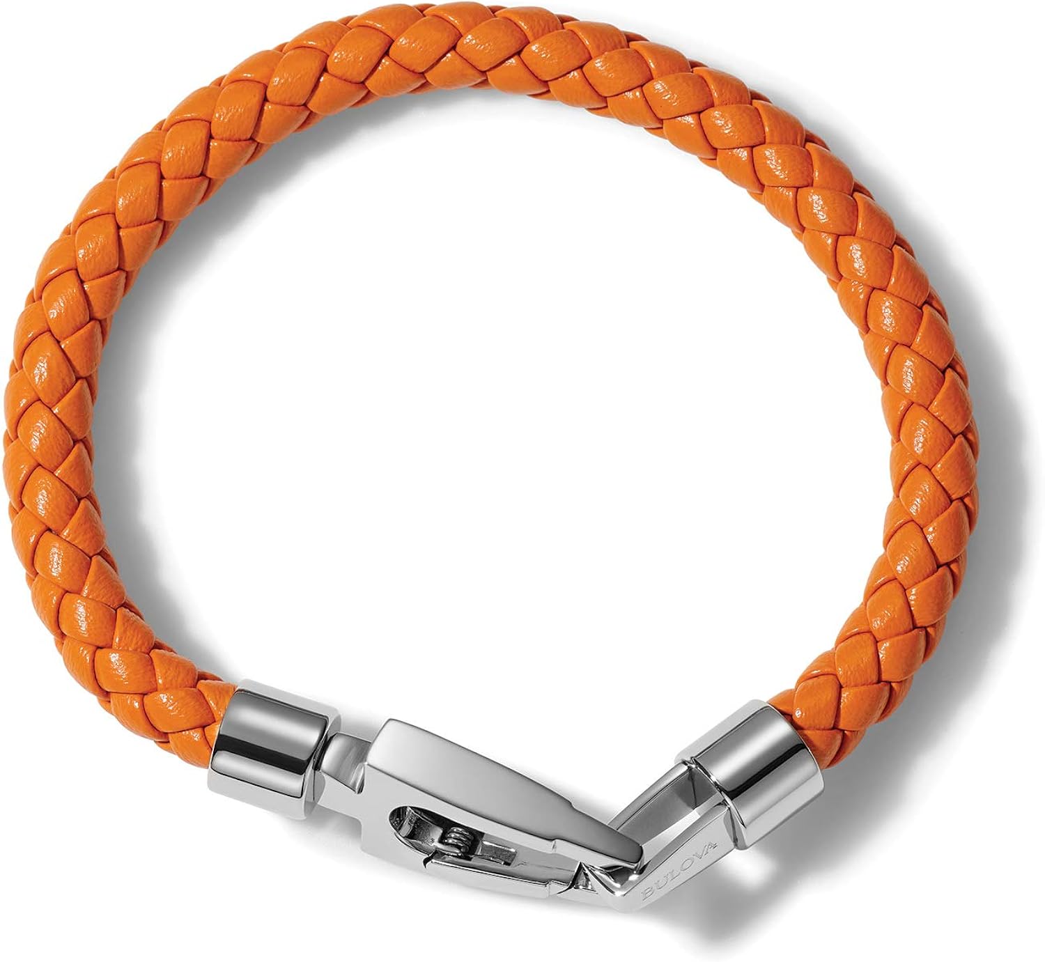 Bulova Mens Marine Star Leather Bracelet: Jewelry
