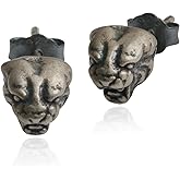 Novelty Cool 925 Sterling Silver Artistic Animal Earrings Studs for Women Man