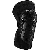 Leatt Knee Guard 3DF 5.0 Zip, Black, Large | Leatt 3DF 5.0 Zip Knee Guard - Impact-Absorbing Impact Foam &amp; Ventilation
