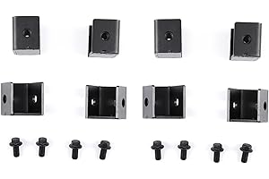 LLKUANG Car Metal Front Seat Spacer Lift Kit,Compatible with 2007-2021 Toyota FJ Cruiser Seat Foot Raising/Heighten Bracket (8Pcs)