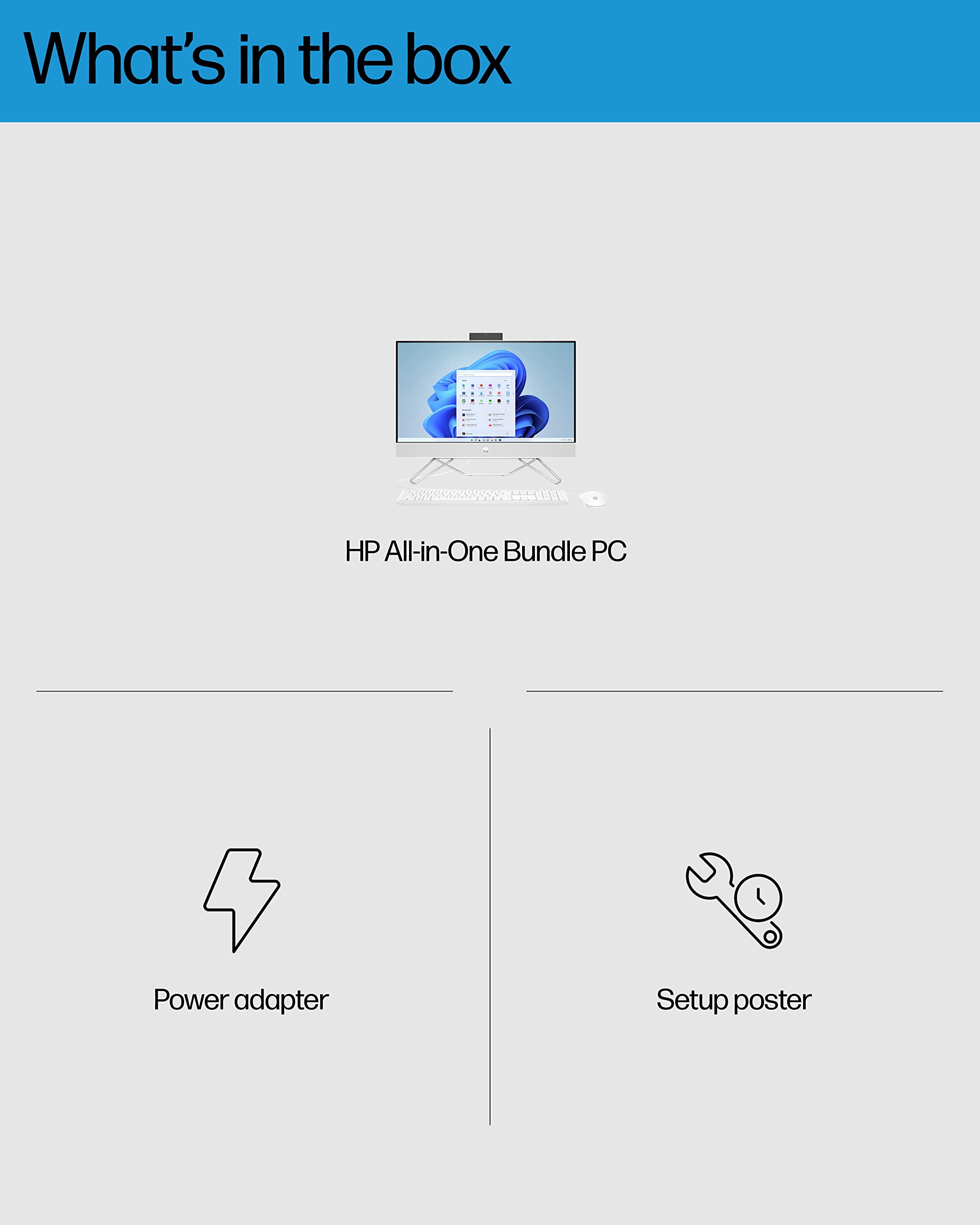 HP All-in-One PC, 23.8