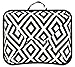 LapGear XL Designer Lap Desk, Black & White Geo (Fits up to 17.3
