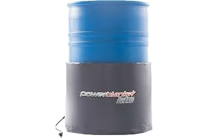 Powerblanket Lite PBL30 30-Gallon Insulated Drum Heater - Barrel Heater w/Fixed Thermostat 145 °F
