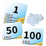 UISKOOPW Race Bibs Running Numbers Bibs with Race