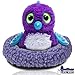 Black & White Label Company - Nest for Hatchimals Magical Mixies - Egghead Bed Nesting 6.5” Fleece Egg Accessory Holder - for Use with Hatchimals Eggs LOL FurReal Interactive Toys - Purple