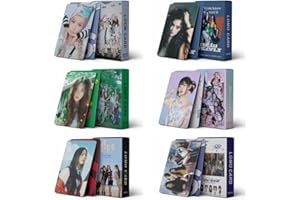 QXCUSJ 6 Boxes/330Pcs NewJeans Photocards Kpop Merchandise Lomo Card Set NewJeans Fans Collection Card